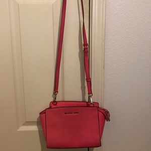 Michael kors pink small satchel